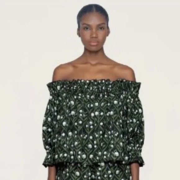 Agua By Agua Bendita Lilly of the Valley Urucu’ crop top medium. Stunning! - Picture 6 of 8